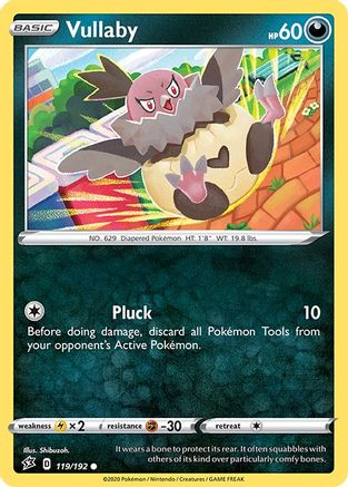 Vullaby 119/192  SWSH02 Rebel Clash - Common