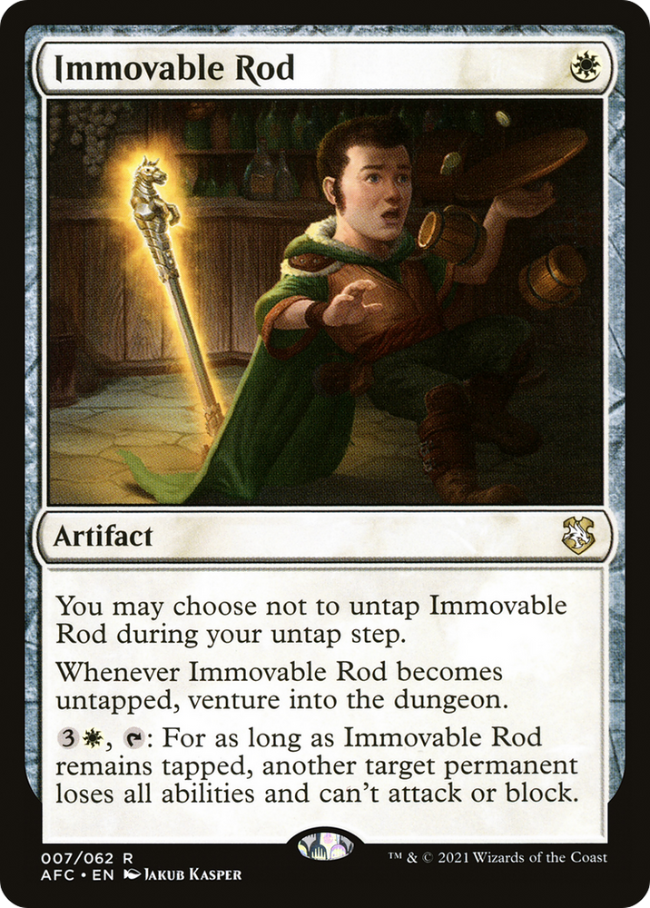 Immovable Rod (AFC-007) - Forgotten Realms Commander
