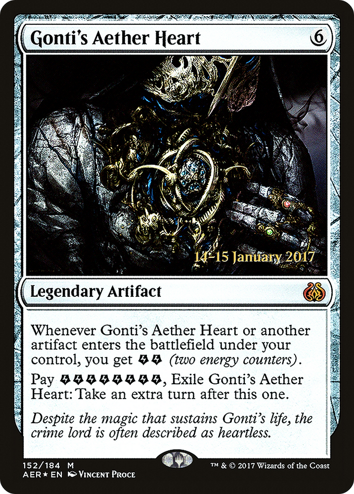 Gonti's Aether Heart (PRE-152S) - Aether Revolt Promos Foil