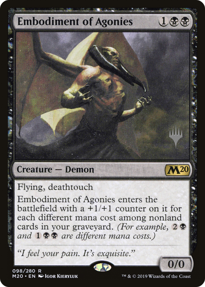 Embodiment of Agonies (PPM20-98P) - Core Set 2020 Promos