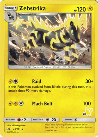 Zebstrika 045/181  Battle Academy - Promo