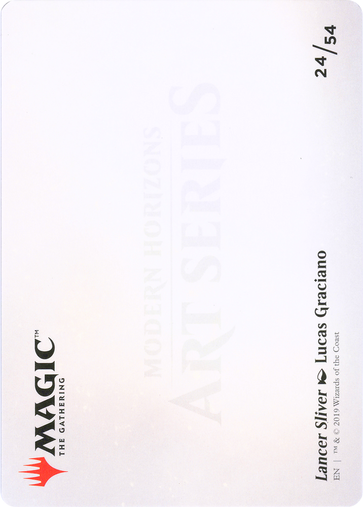 Lancer Sliver // Lancer Sliver (AMH1-024) - Modern Horizons Art Series (Borderless)