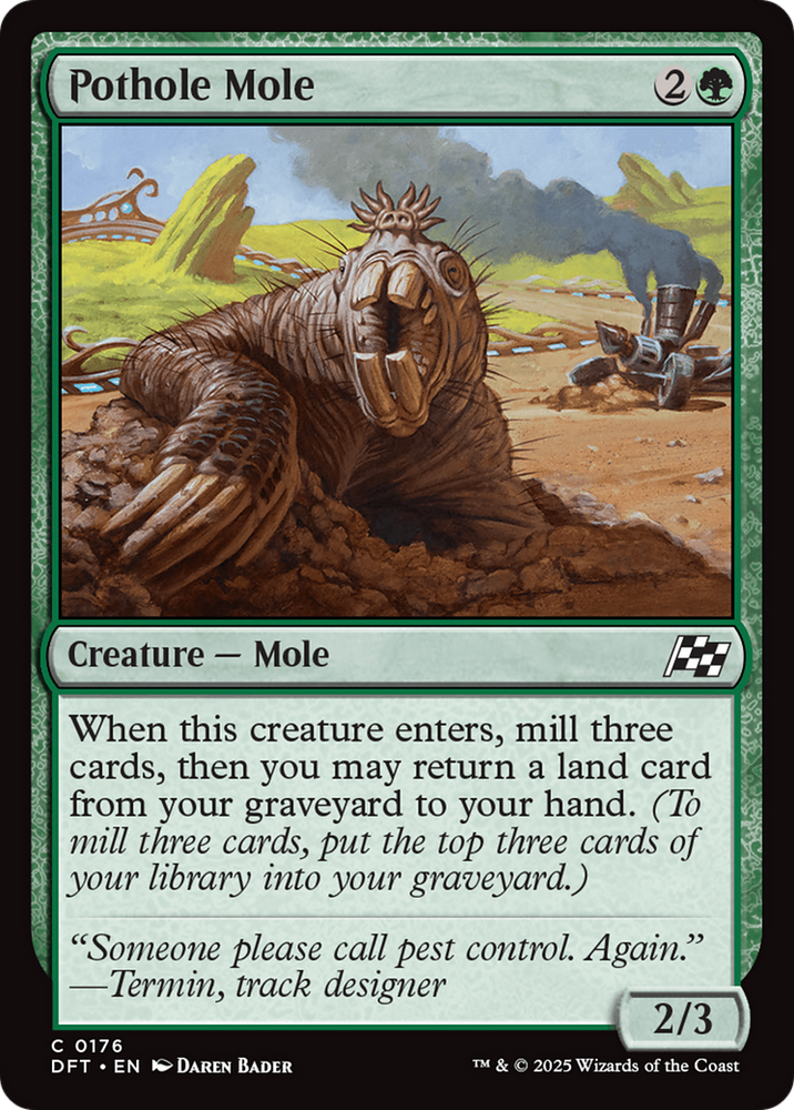 Pothole Mole (DFT-176) - Aetherdrift