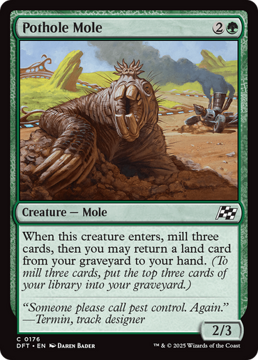 Pothole Mole (DFT-176) - Aetherdrift