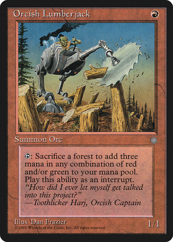 Orcish Lumberjack (ICE-) - Ice Age
