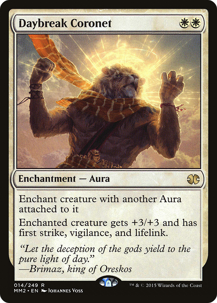 Daybreak Coronet (MM2-014) - Modern Masters 2015 Foil