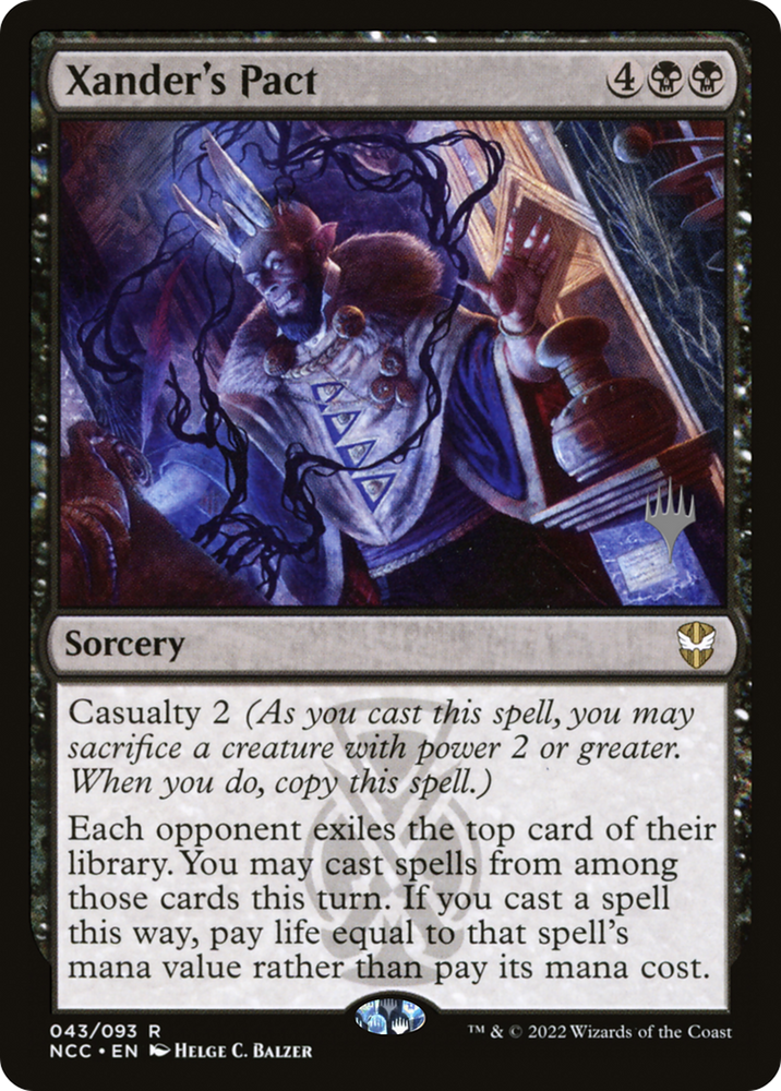 Xander's Pact (PPSNC-43P) - New Capenna Commander Promos Foil