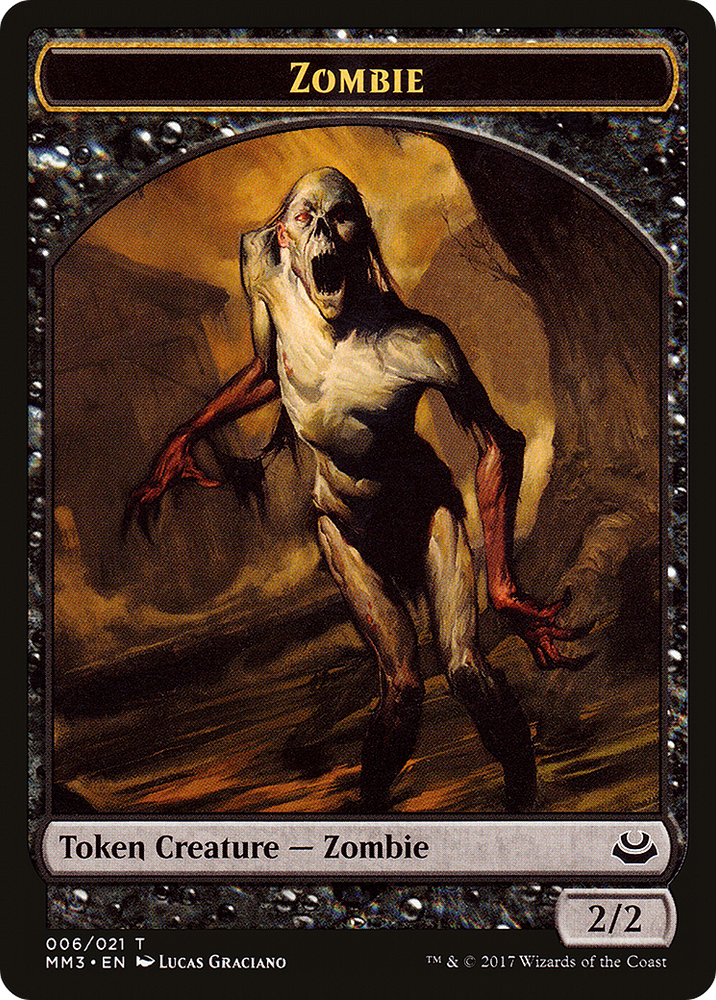 Zombie Token (MM3-006) - Modern Masters 2017 Tokens