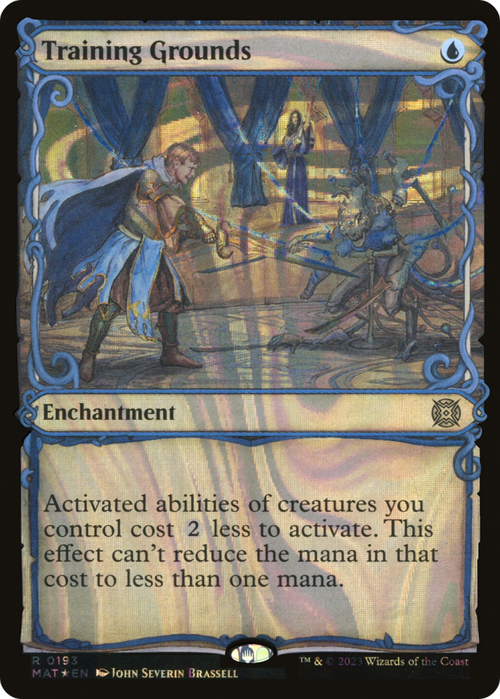 Training Grounds (Halo Foil) (MAT-193) - March of the Machine: The Aftermath: (Showcase) Foil