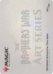 Blackblade Reforged // Blackblade Reforged (ABRO-056) - The Brothers' War Art Series (Borderless)