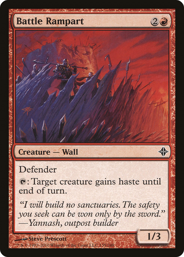 Battle Rampart (ROE-135) - Rise of the Eldrazi Foil