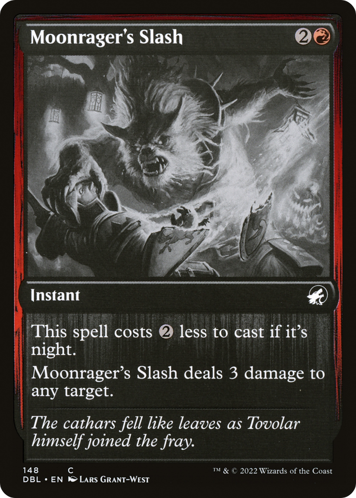 Moonrager's Slash (DBL-148) - Innistrad: Double Feature