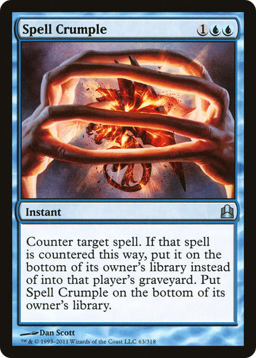 Spell Crumple (CMD-063) - Commander 2011