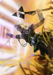 Kor Celebrant // Kor Celebrant (AZNR-041) - Zendikar Rising Art Series (Borderless) Foil