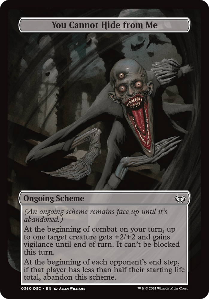 You Cannot Hide from Me (A:DSC-360) - Duskmourn: House of Horror Commander