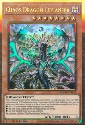 Chaos Dragon Levianeer (MAGO-EN017) - Maximum Gold 1st Edition