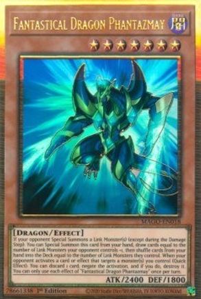 Fantastical Dragon Phantazmay (Alternate Art) (MAGO-EN018) - Maximum Gold 1st Edition