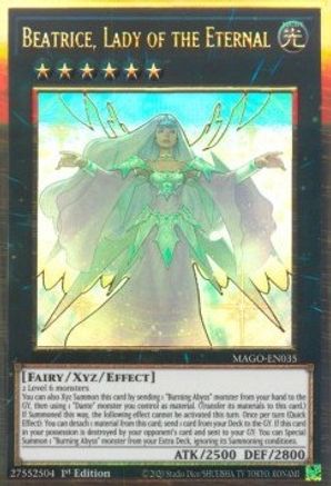 Beatrice, Lady of the Eternal (MAGO-EN035) - Maximum Gold 1st Edition
