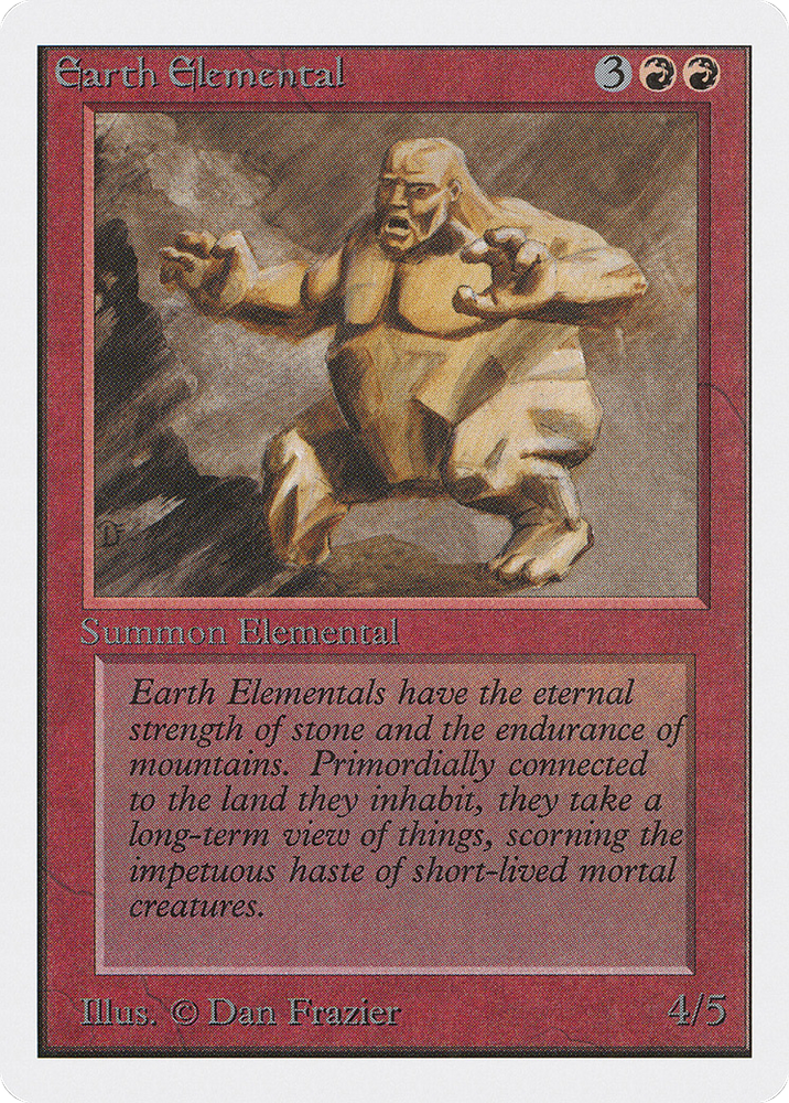 Earth Elemental (2ED-) - Unlimited Edition