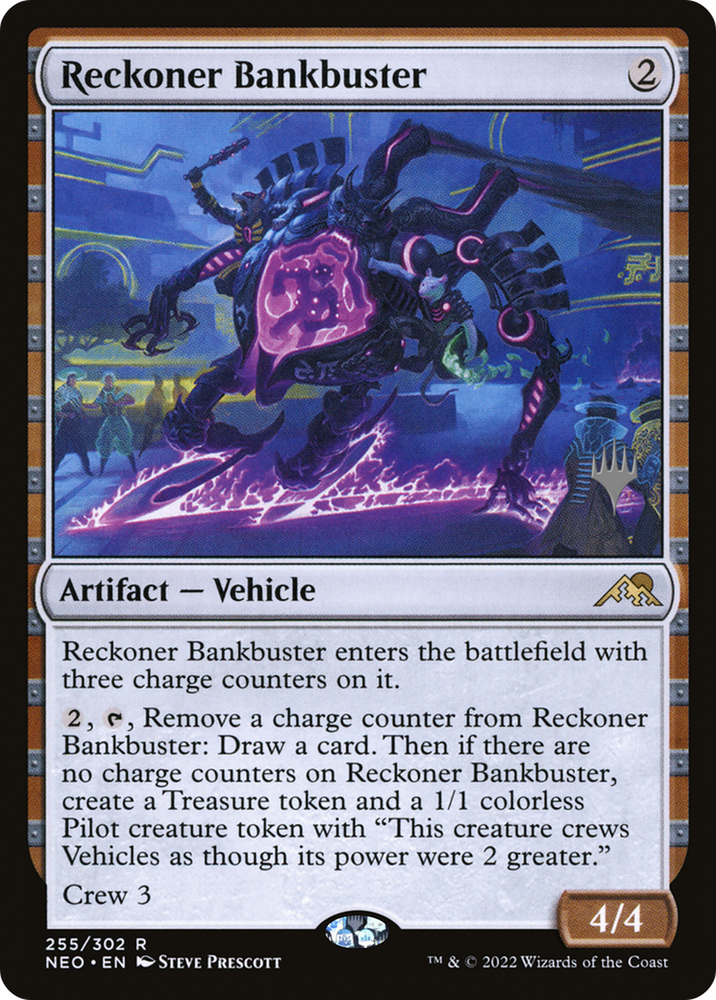 Reckoner Bankbuster (PPNEO-255P) - Kamigawa: Neon Dynasty Promos