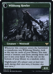 Howlpack Piper (PRE-205S) - Innistrad: Crimson Vow Promos: (Double Faced Transform) Foil