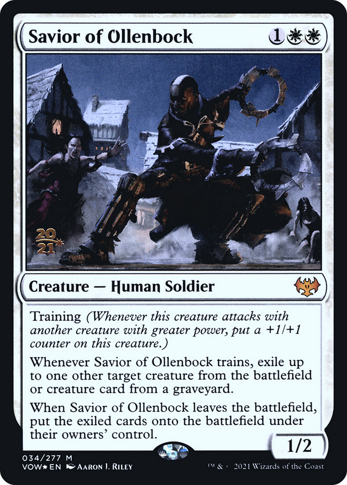 Savior of Ollenbock (PRE-34S) - Innistrad: Crimson Vow Promos Foil