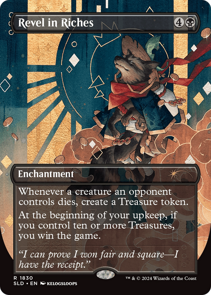 Revel in Riches (SLD-1830) - Secret Lair Drop (Borderless) Foil