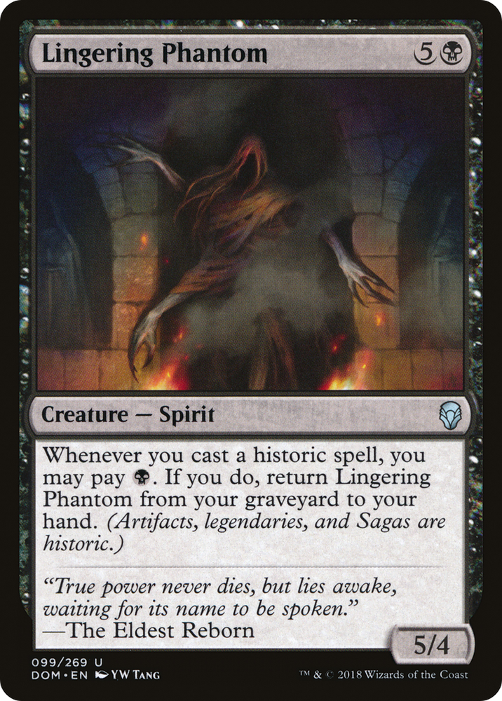 Lingering Phantom (DOM-099) - Dominaria Foil