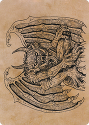 Cloister Gargoyle // Cloister Gargoyle (AAFR-065) - Adventures in the Forgotten Realms Art Series (Borderless) Foil