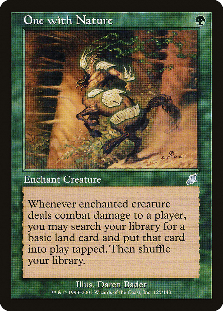 One with Nature (SCG-125) - Scourge
