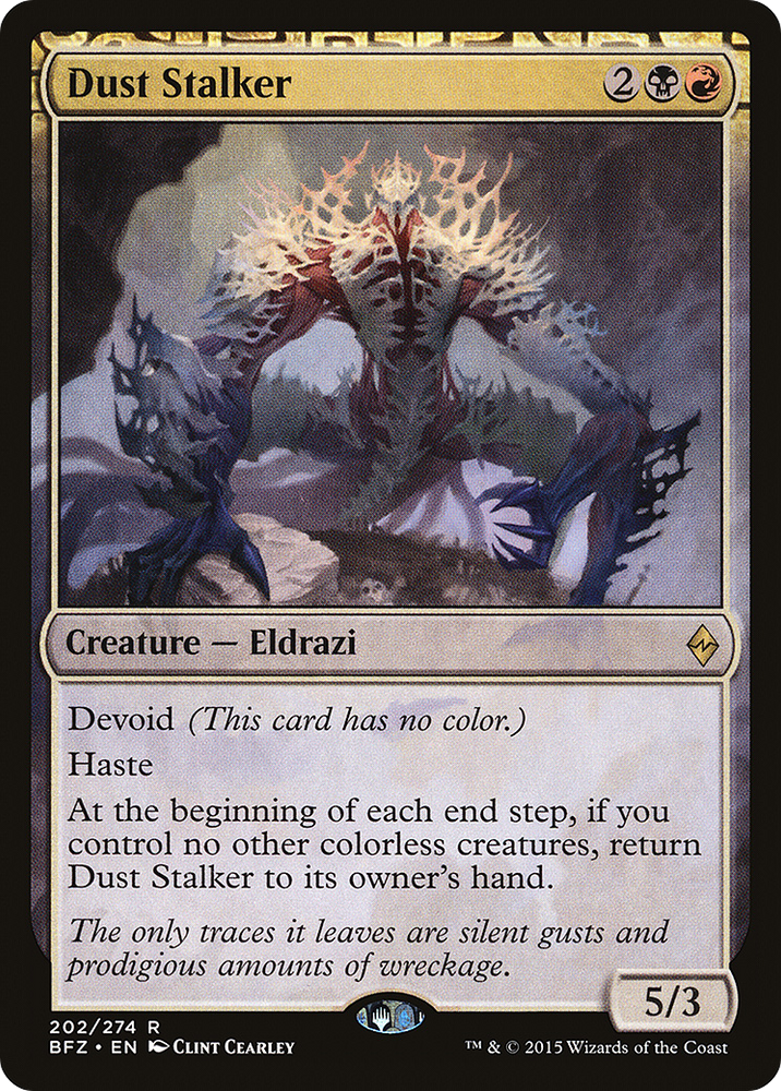 Dust Stalker (BFZ-202) - Battle for Zendikar: (devoid)