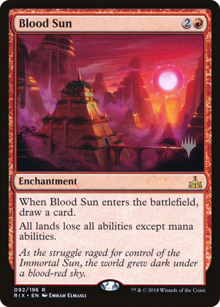 Blood Sun (PPM20-92P) - Rivals of Ixalan Promos