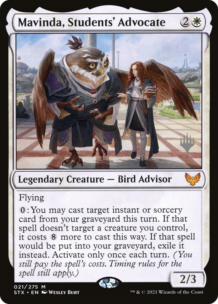 Mavinda, Students' Advocate (PPSTX-21P) - Strixhaven: School of Mages Promos