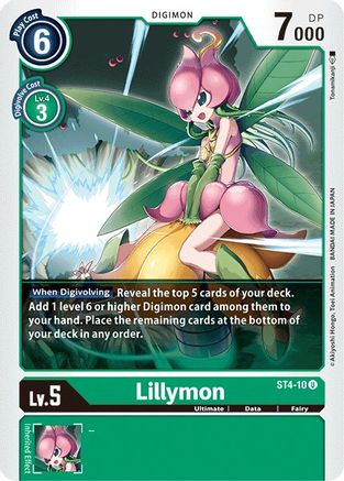 Lillymon (ST4-10) - Starter Deck 04: Giga Green