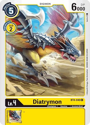 Diatrymon (BT4-040) - Great Legend