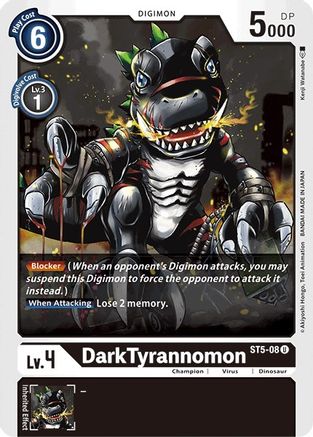 DarkTyrannomon (ST5-08) - Starter Deck 05: Machine Black