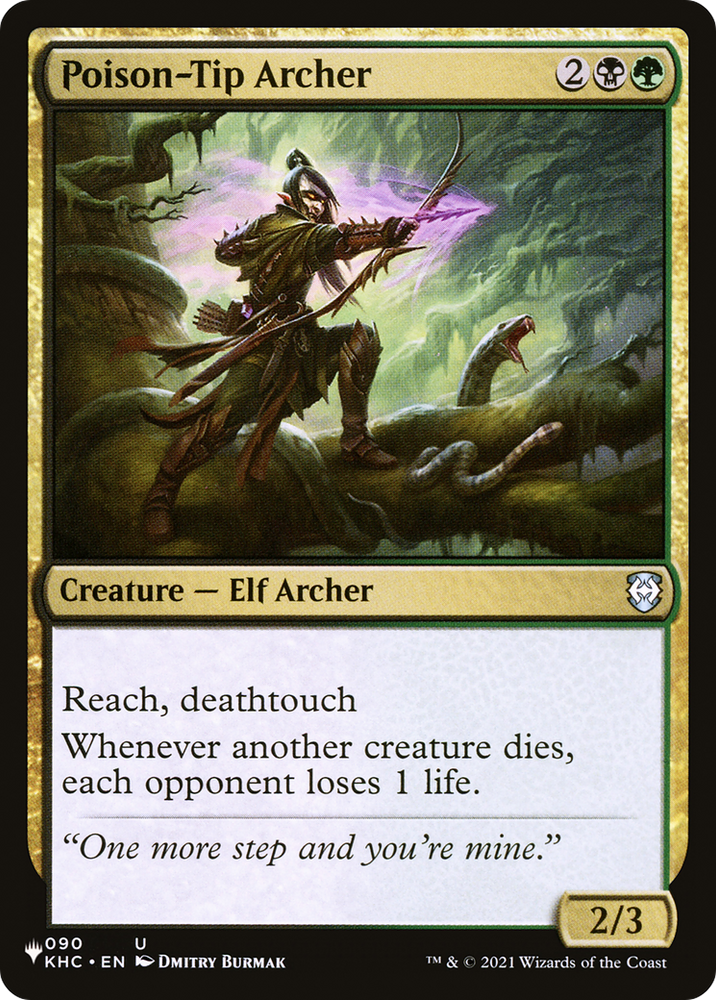 Poison-Tip Archer (LIST-KHC-90) - The List