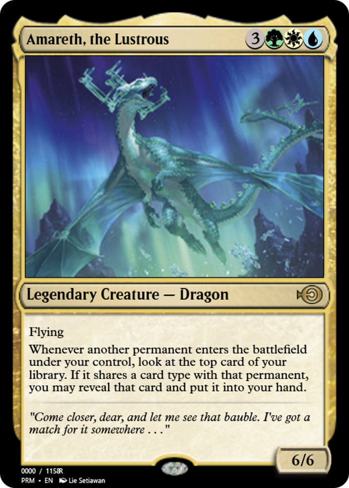 Amareth, the Lustrous (PRM-86220) - Magic Online Promos