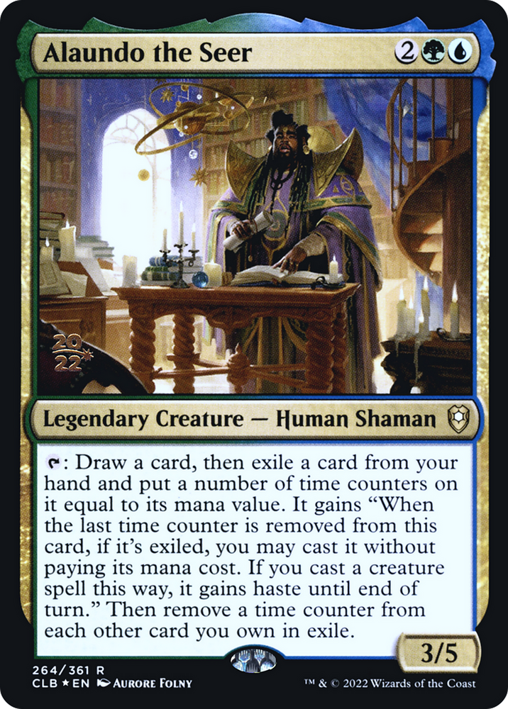 Alaundo the Seer (PRE-264S) - Battle for Baldur's Gate Promos Foil