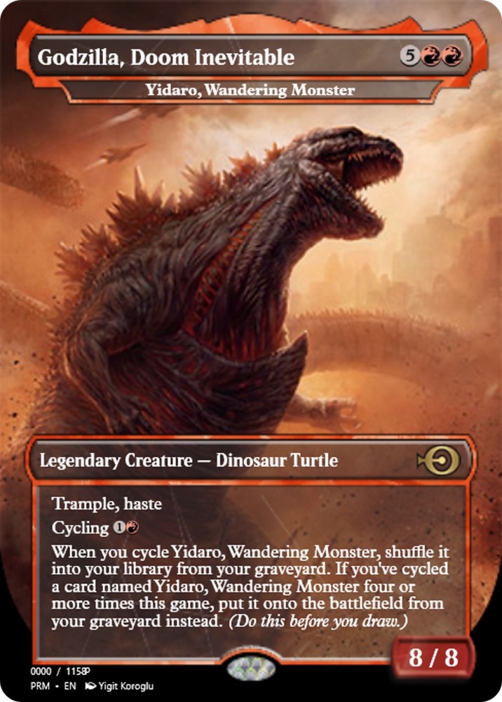 Yidaro, Wandering Monster (PRM-80921) - Magic Online Promos / Godzilla, Doom Inevitable