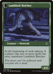 Lambholt Pacifist (SOI-215) - Shadows over Innistrad: (Double Faced Transform) Foil