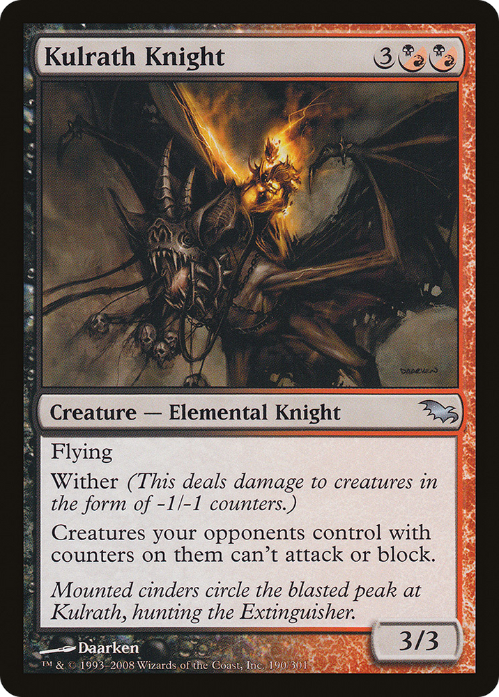 Kulrath Knight (SHM-190) - Shadowmoor Foil