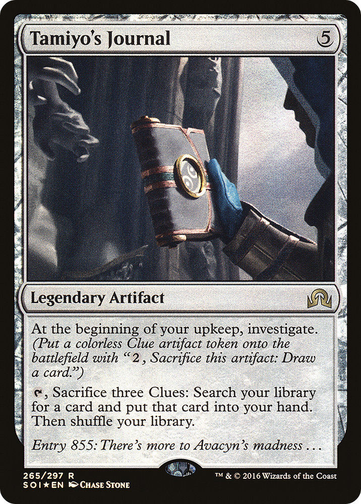 Tamiyo's Journal (Entry 855) (SOI-265) - Shadows over Innistrad Foil