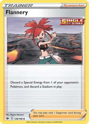 Flannery 139/198  SWSH06 Chilling Reign - Uncommon