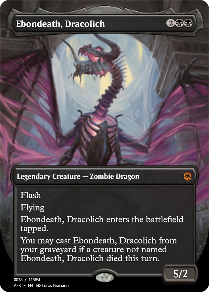 Ebondeath, Dracolich (PRM-92692) - Magic Online Promos Foil