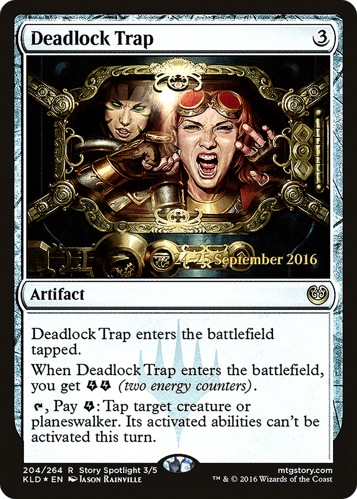 Deadlock Trap (PRE-204S) - Kaladesh Promos Foil