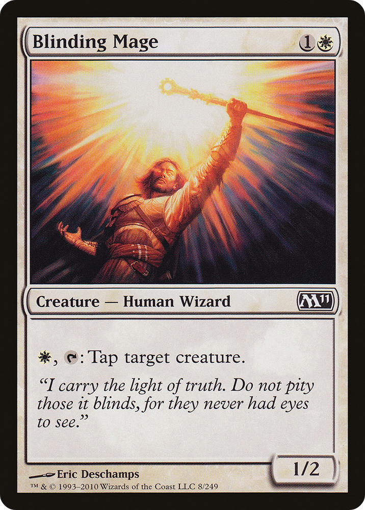 Blinding Mage (M11-008) - Magic 2011 Foil