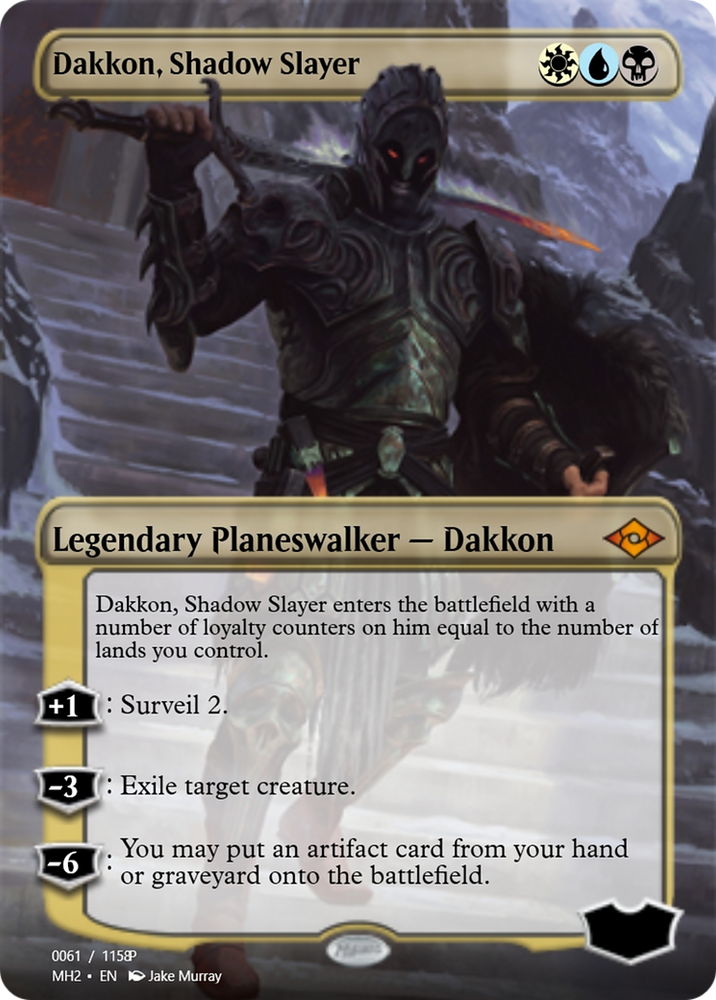 Dakkon, Shadow Slayer (PRM-91323) - Magic Online Promos Foil