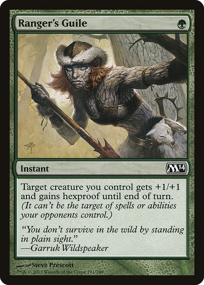 Ranger's Guile (M14-191) - Magic 2014 Foil
