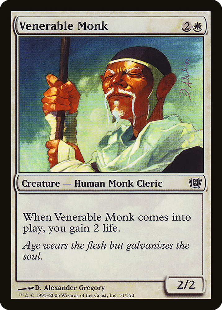 Venerable Monk (9ED-51★) - Ninth Edition Foil